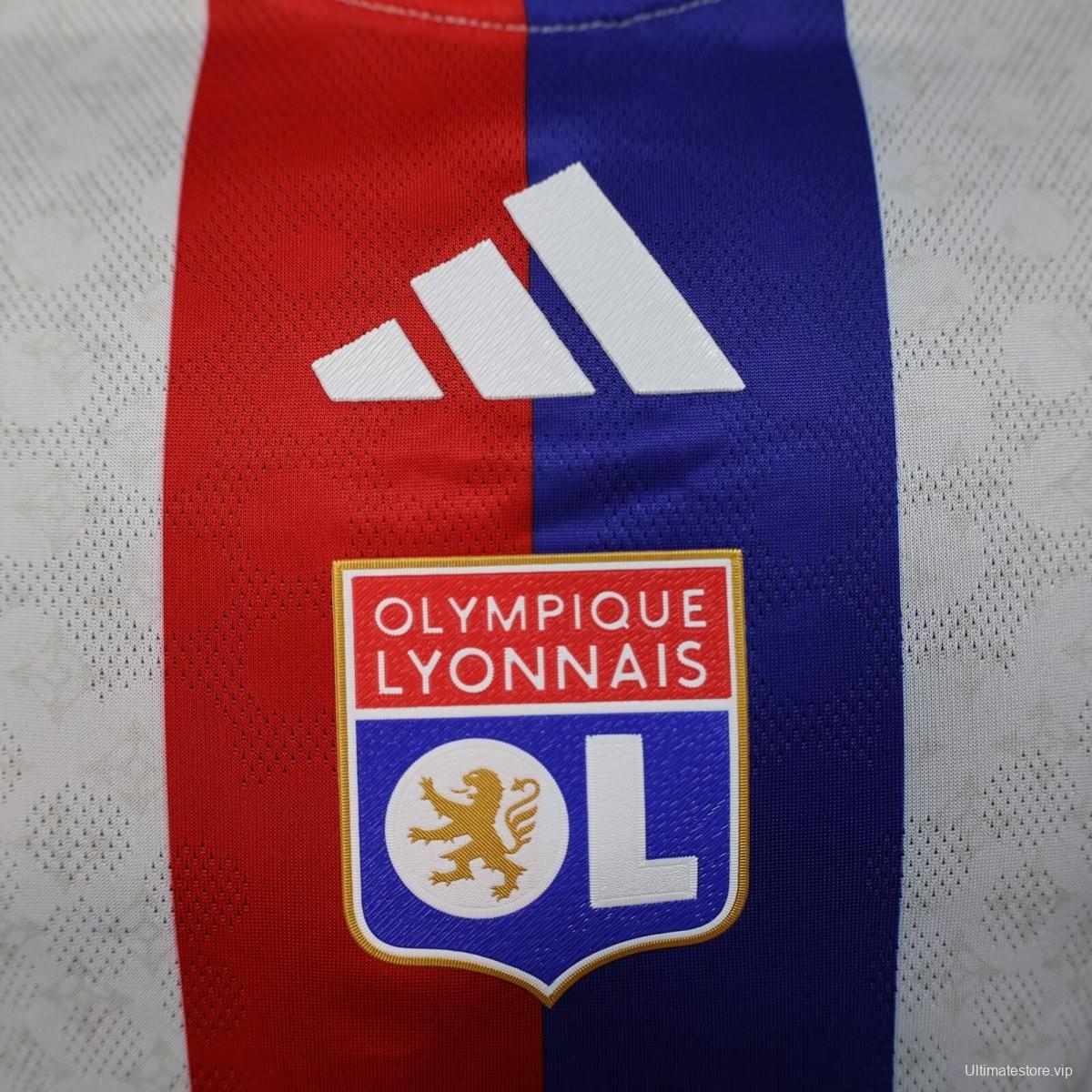 Player Version 25/26 Olympique Lyonnais Home Jersey