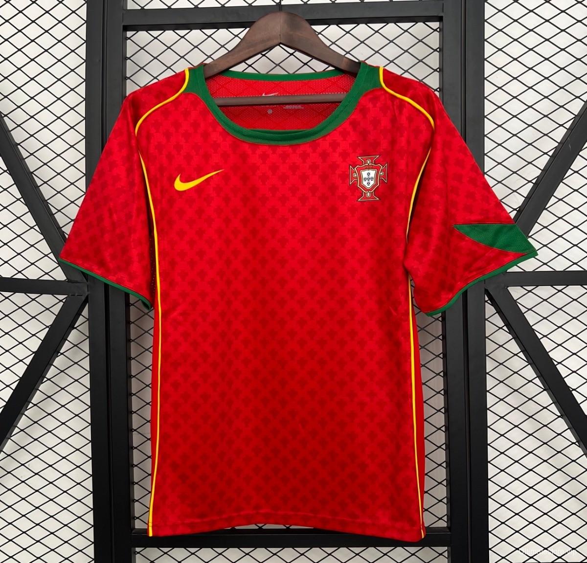 2004 Retro Portugal Home Jersey
