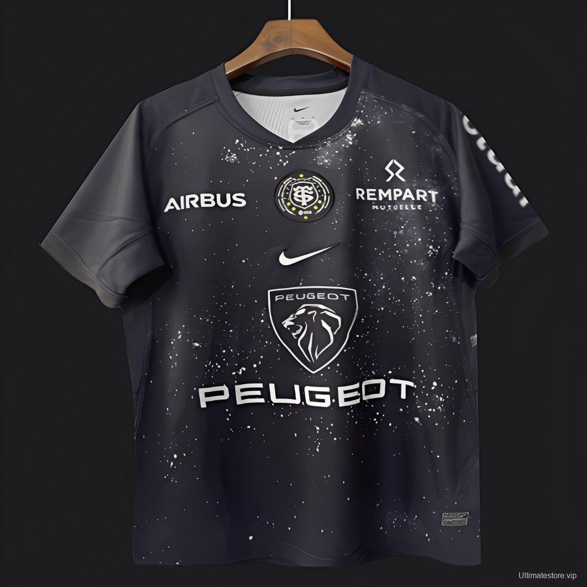 25/26 Toulouse Black with Galaxy Splatter Jersey