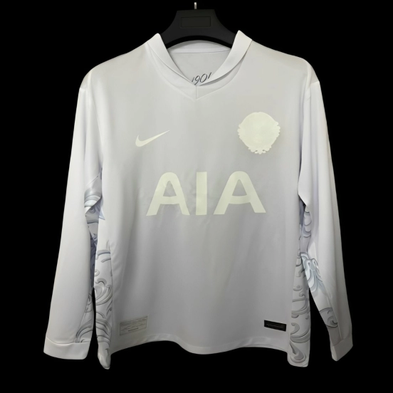25/26 Tottenham Hotspur 125Th Anniversary White Long Sleeve Jersey