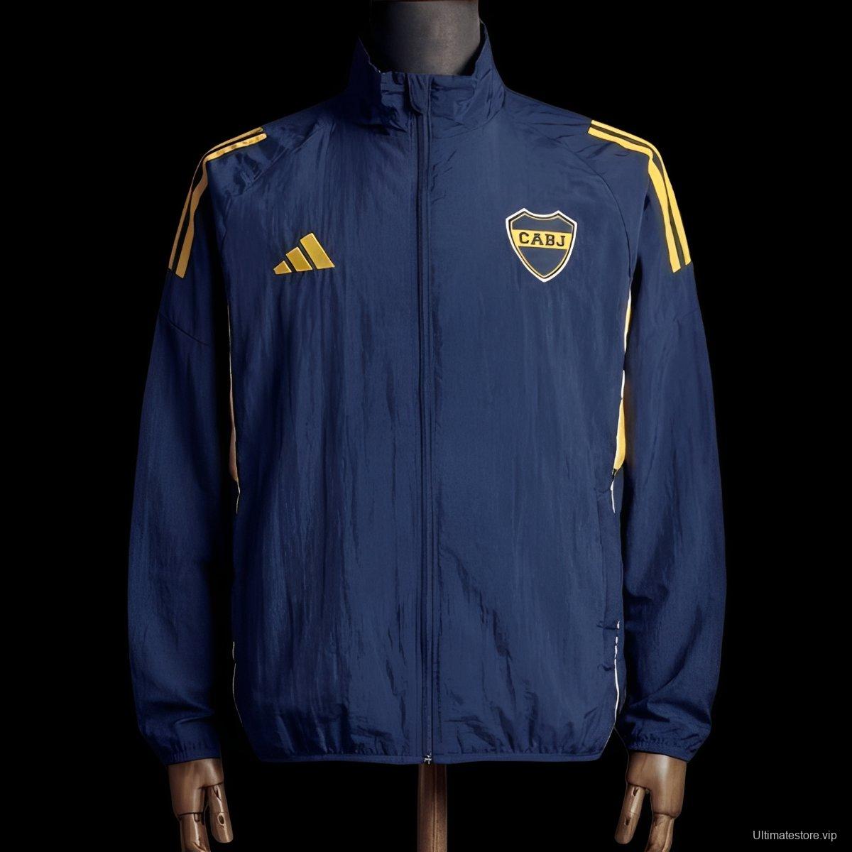 2026 Boca Juniors Black Jacket Windbreaker