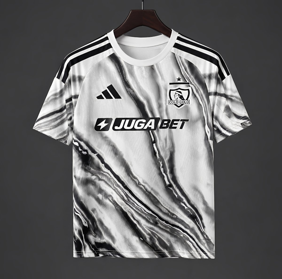 26/27 Colo Colo Black/White Marble Third Jersey