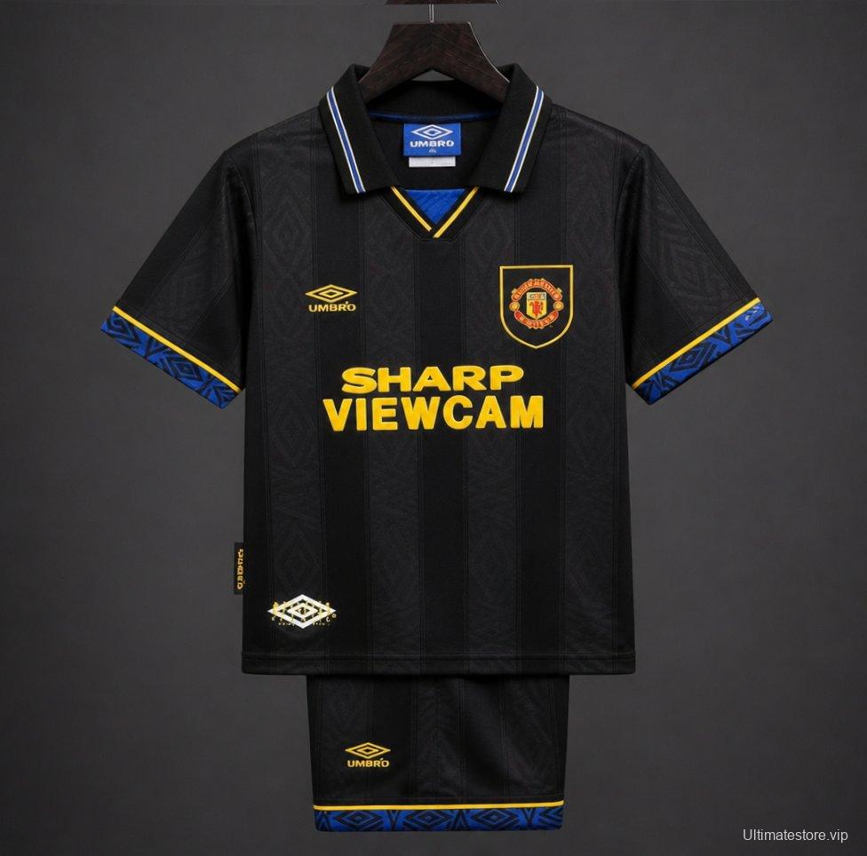 Retro Kids 93/94 Manchester United Away Jersey