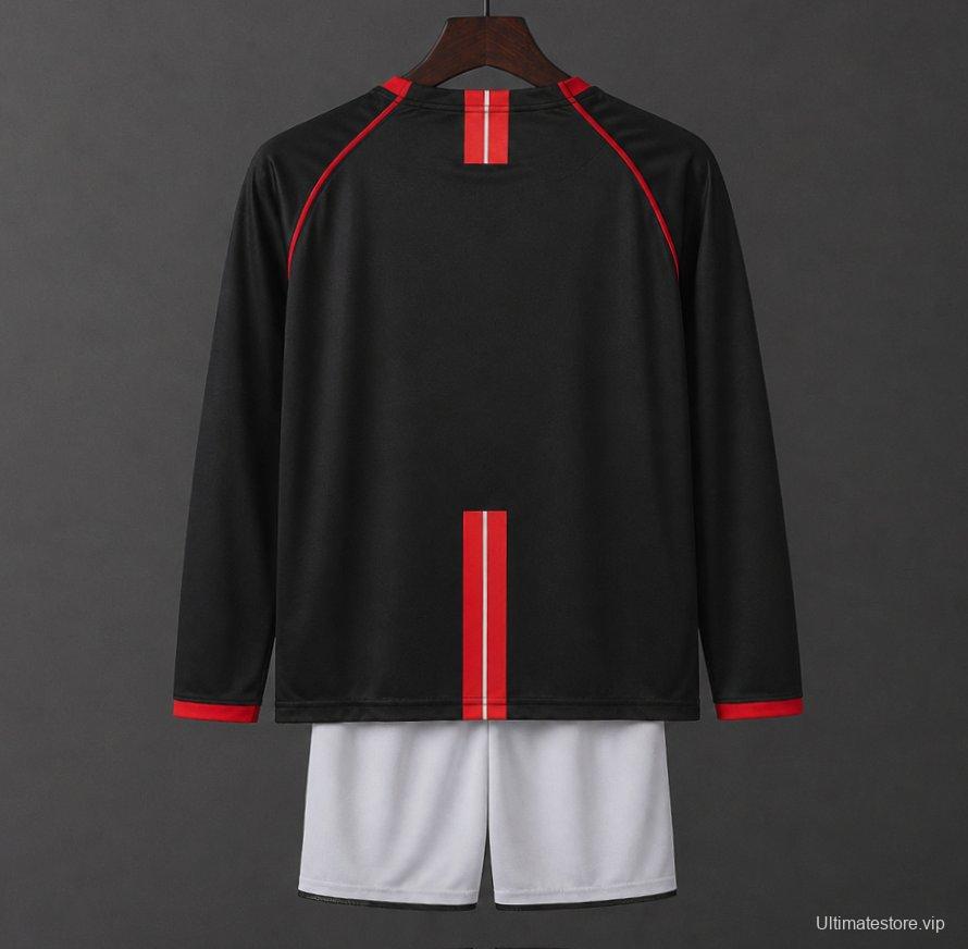 Retro Kids 07/08 Manchester United Away Long Sleeve Jersey