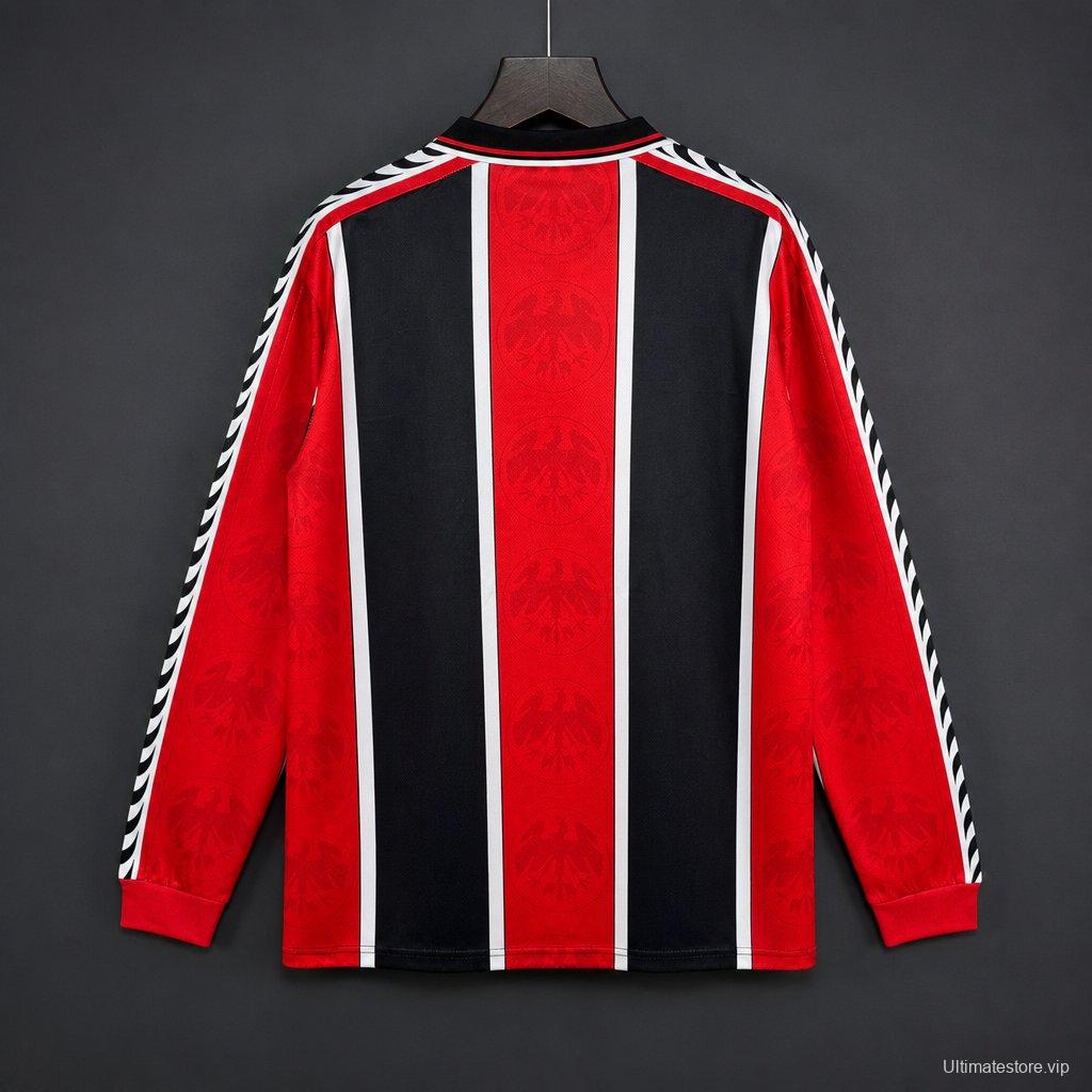 Retro 95/96 Eintracht Frankfurt Home Long Sleeve Jersey