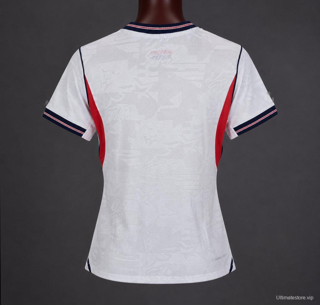 Player Version 2026 Women England Home Jersey