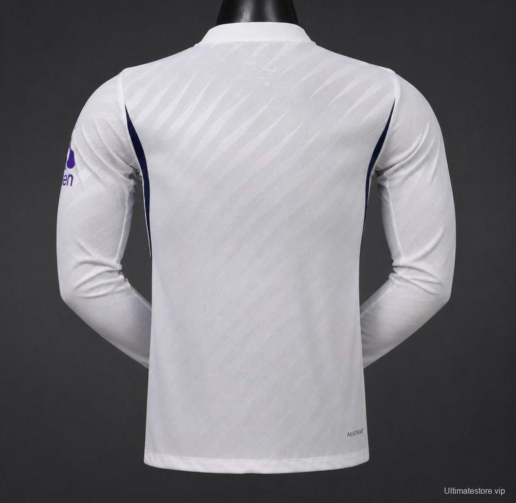Player Version 26/27 Tottenham Hotspur Long Sleeve Home White Jersey