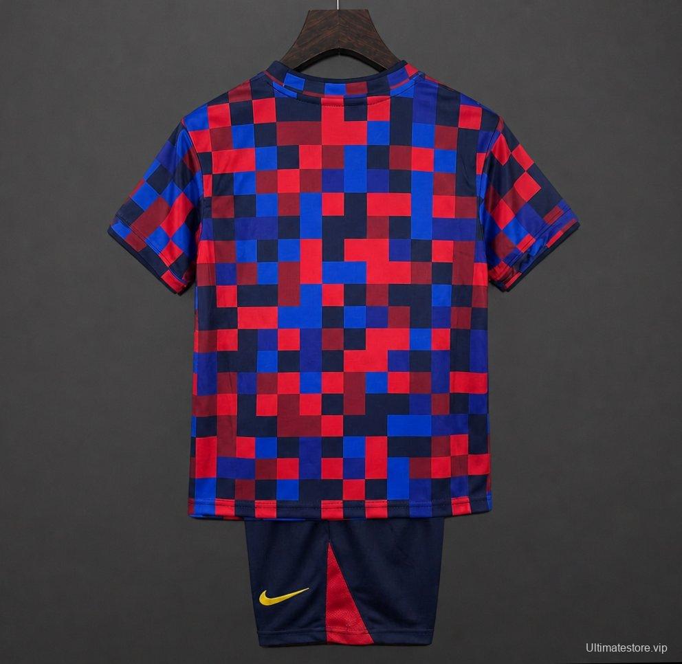 26/27 Kids Barcelona Academy Pro Pre-Match Jersey