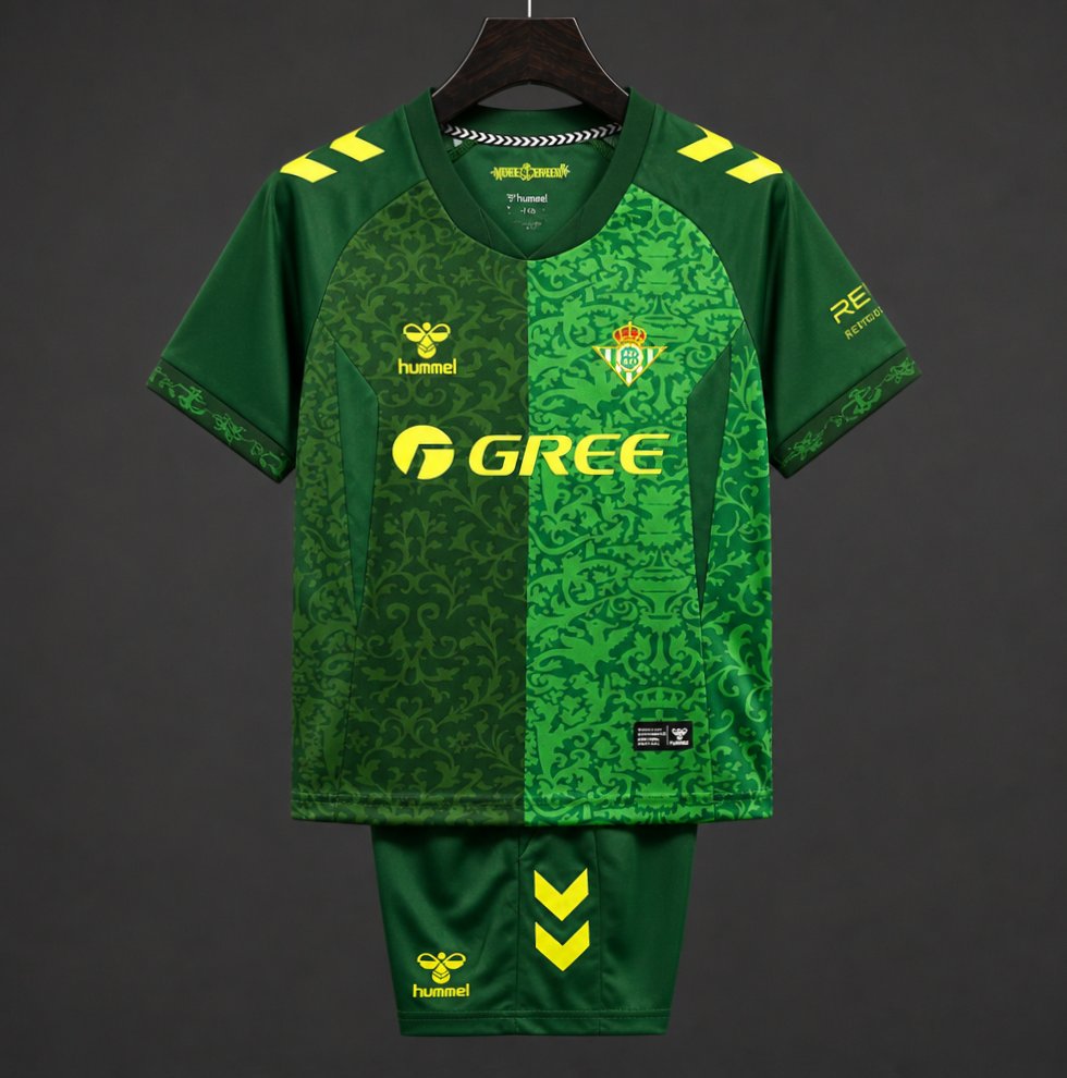 26/27 Kids Real Betis Away Green Jersey