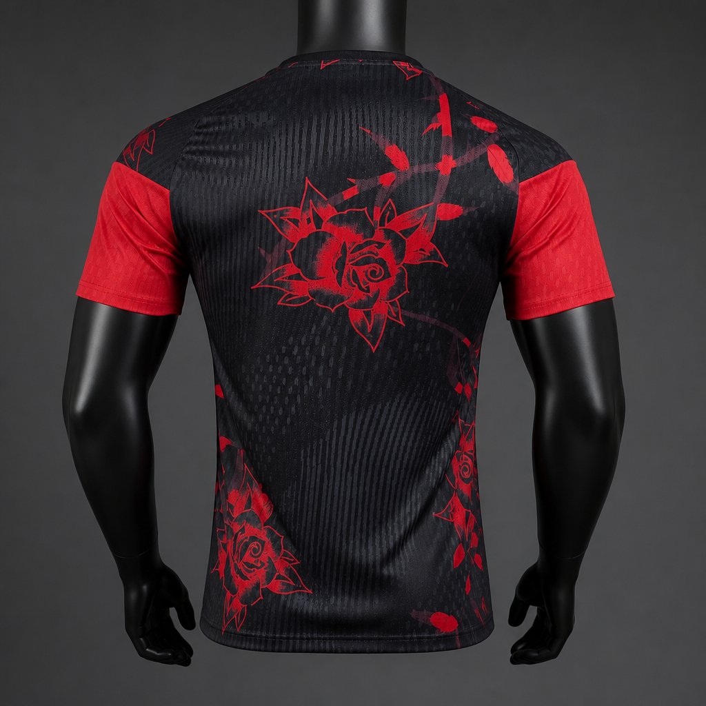 Player Version 26/27 Manchester United Pre-Match Black Bold/Rose Jersey
