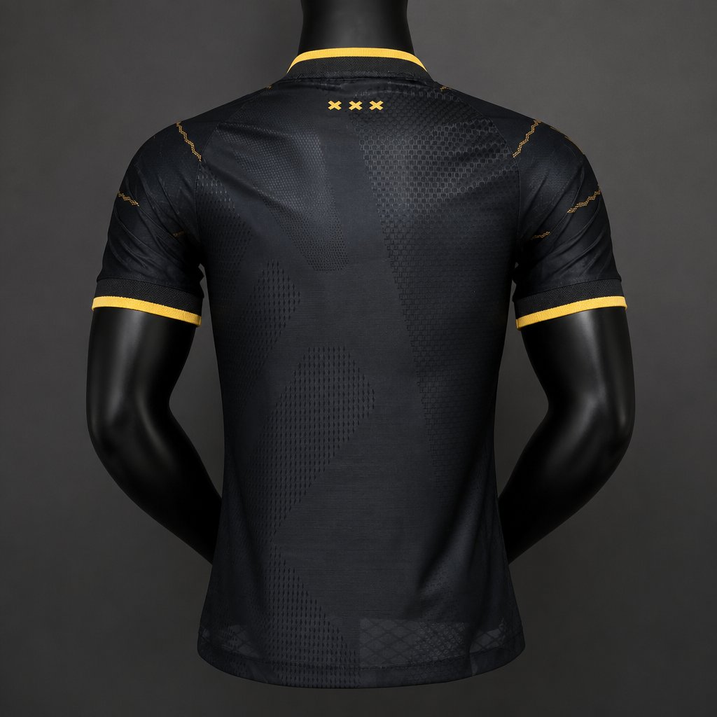Player Version 26/27 Ajax Black Gold Away Jersey