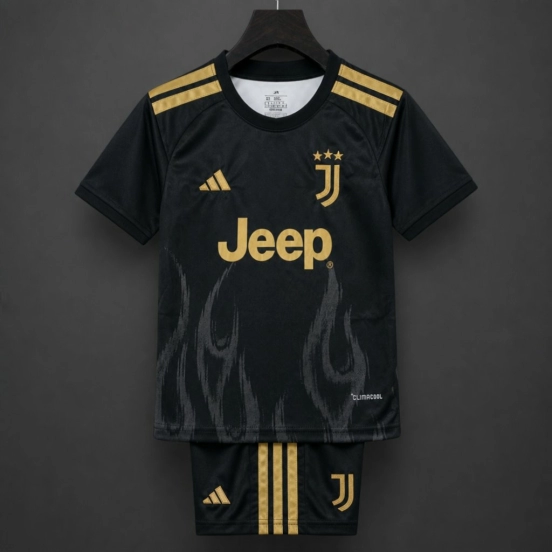 26/27 Kids Juventus Black Third Jersey