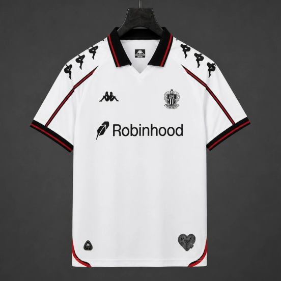 26/27 OGC Nice Away White Jersey