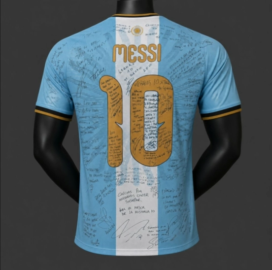 Player Version 2026 Argentina Messi Farewell Commemorative Signature Jersey