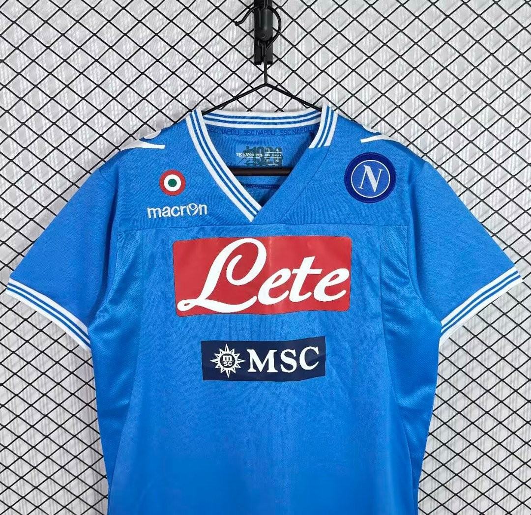 Retro 12/13 Napoli Home Blue Jersey